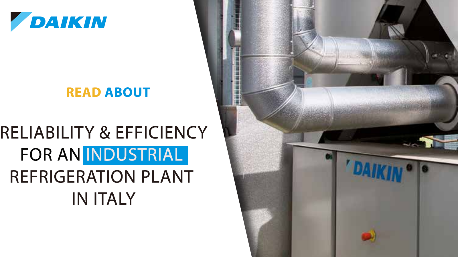 Reliability & efficiency for an Italian industrial refrigeration plant